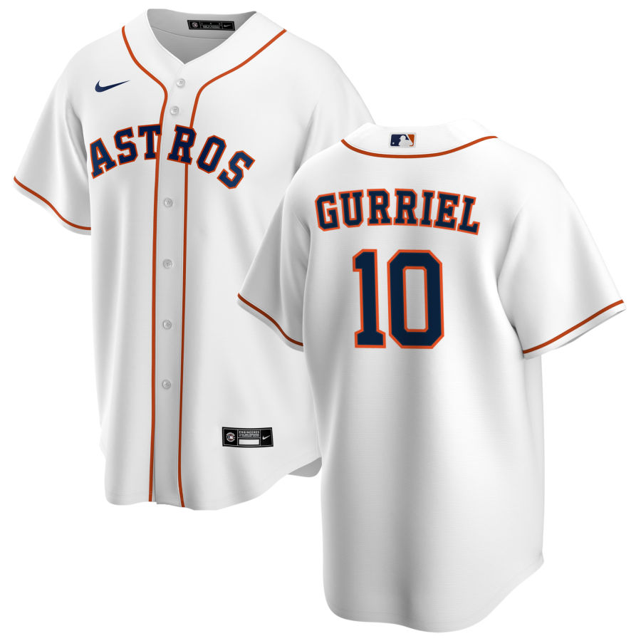 Nike Men #10 Yuli Gurriel Houston Astros Baseball Jerseys Sale-White